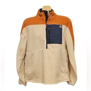 🌺 Mountain and Isles Fleece Pullover with Blue Pocket